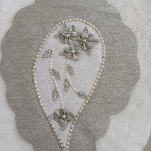 Handmade decorative doilies, 1 double and 2 single pieces
