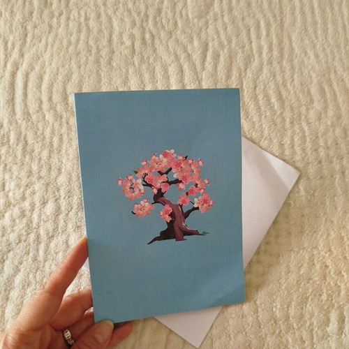 3D greeting card new with envelope
