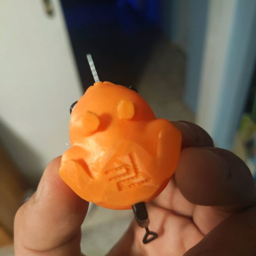 Pochita Chainsaw Man 3D printed miniature like new with moving eyes