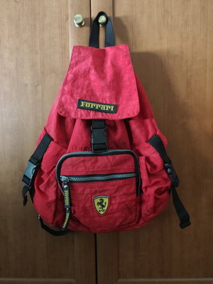 Ferrari Original backpack medium size waterproof and padded