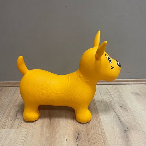 Inflatable balance dog like new