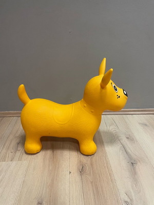 Inflatable balance dog like new