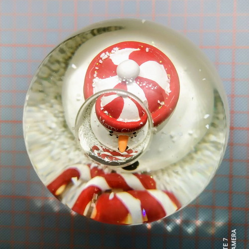 Hallmark snowman snowglobe like new