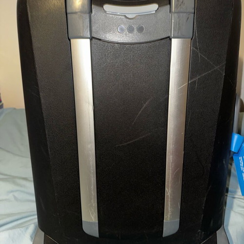 Roncato travel suitcase used, black