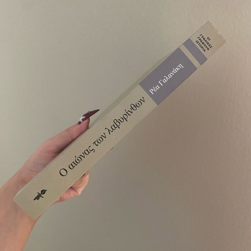 Novel O Aionas ton Lavyrinthon by Rea Galanaki in very good condition