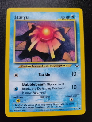 Pokemon Staryu 56/64 από τη συλλογή Neo Revelation 2001 μεταχειρισμένο