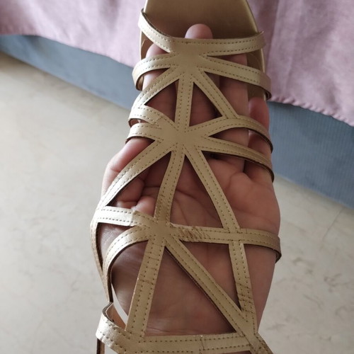 Migato gold sandals size 38 like new