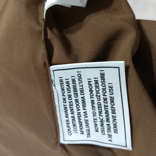 Women's faux leather jacket TEX size S used, brown