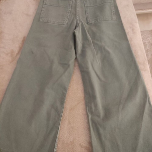 Zara crop jeans like new, khaki, size 128 cm for 8 years old