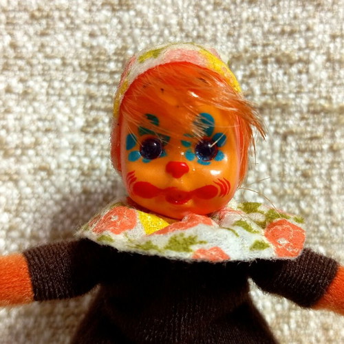 El Greco Bean Doll Clown 80s Vintage Rare New