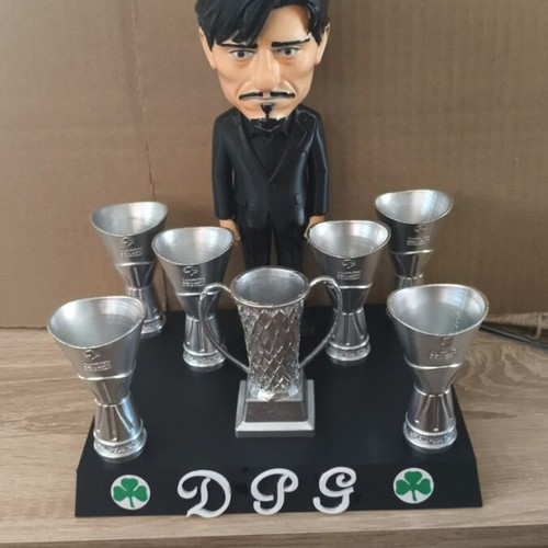 DPG 3D printed trophy set with 7 trophies, 22 cm, hand painted
