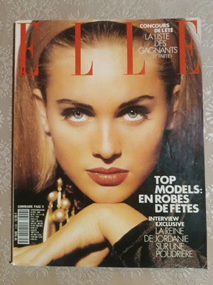 Elle 24 Δεκεμβρίου 1990 μεταχειρισμένο περιοδικό