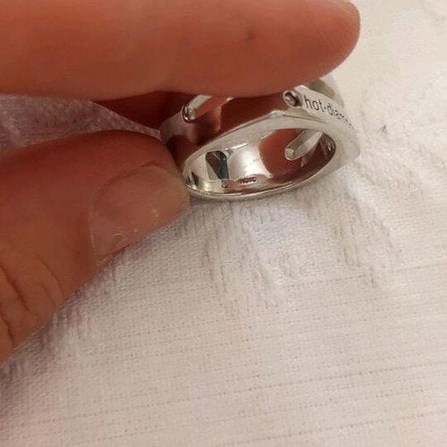Silver Hot Diamonds 925 Ring Links Of London like new