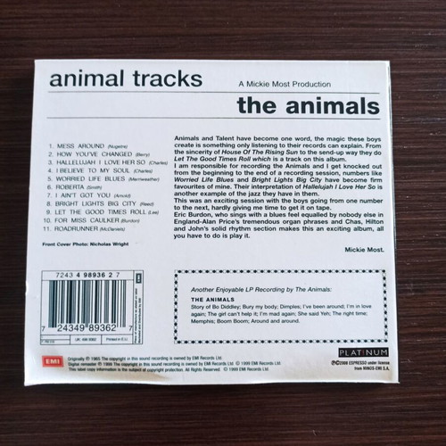The Animals Animal Tracks CD like new