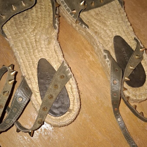 Zara Woman espadrilles khaki like new, size 38