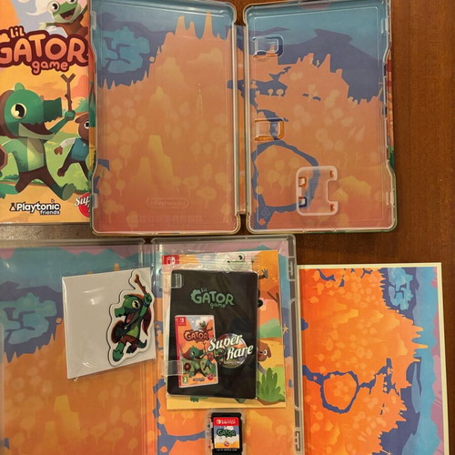 Lil Gator Game Nintendo Switch Steelbook Edition like new, complete