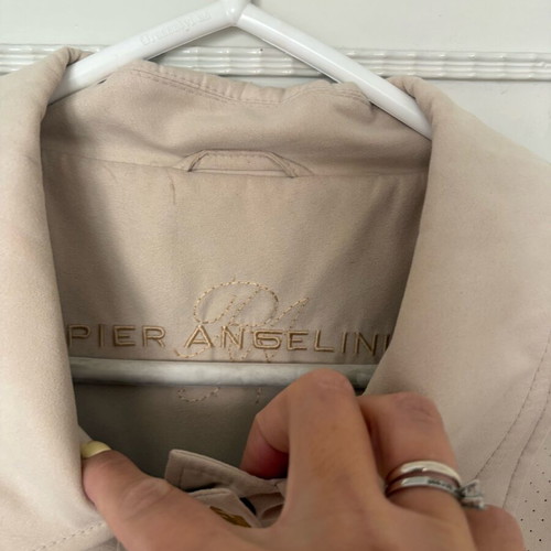 Pier Angelini beige coat size 46 like new