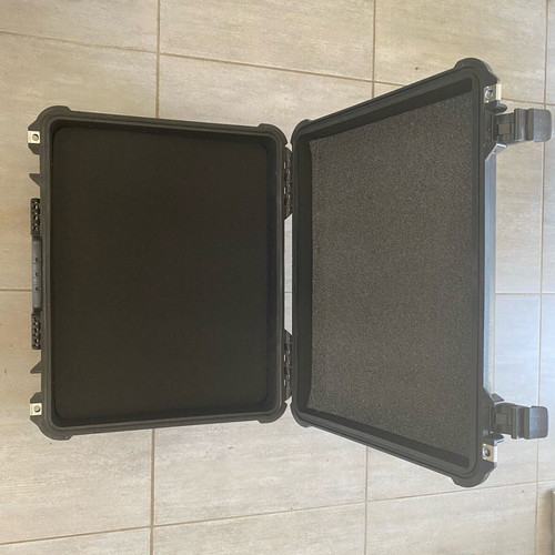 Pelican Case 1550 used with foam interior, black