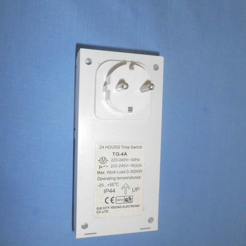 Timer used 220-240V, 50Hz, 3500W