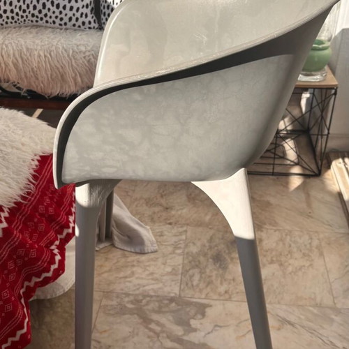 Praktiker DIVA grey plastic chair