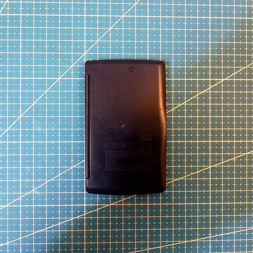 Casio HS-8VER calculator used with Euro Conversion function