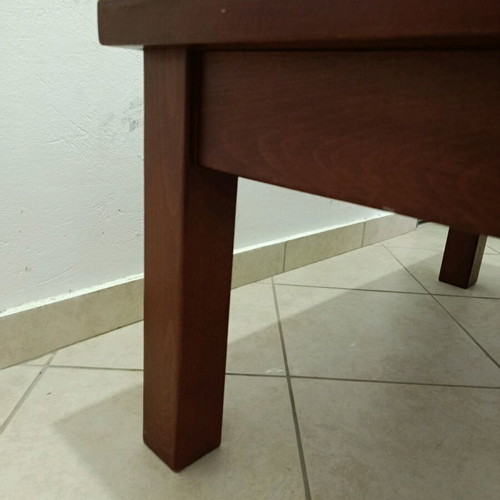 Coffee table used, solid cherry wood 50x90