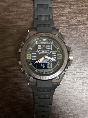 Modern men's watch new with dial lighting
