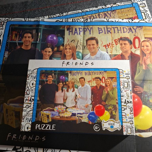 Puzzle Friends 1000 pieces like new with large collectible poster