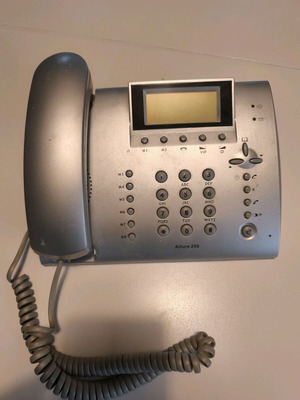 Allure 200 landline phone used, gray, wired