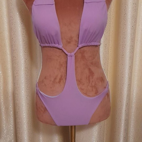 Purple bikini swimsuit like new, size S-M
