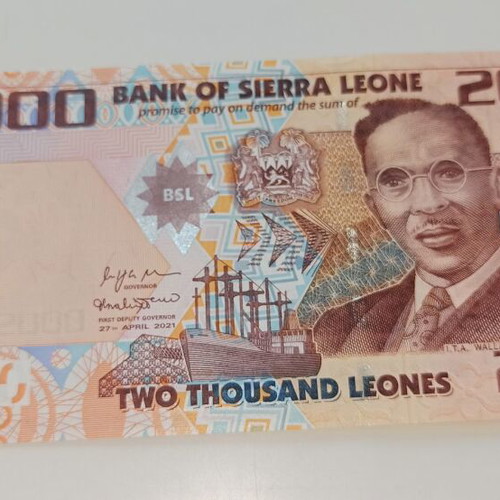 Sierra Leone 2000 Leones 2021 banknote new