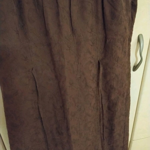 S.Oliver Midi Dress like new chocolate color with textured details