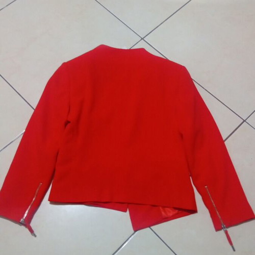 Bershka red short jacket size M new