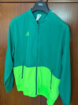 Adidas Climalite jacket like new, size XL, green