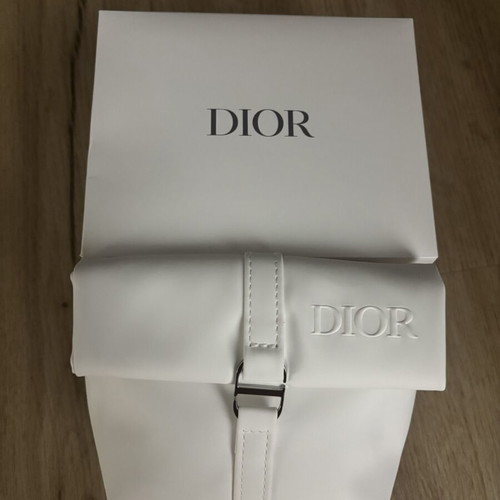 Dior toiletry bag new, white