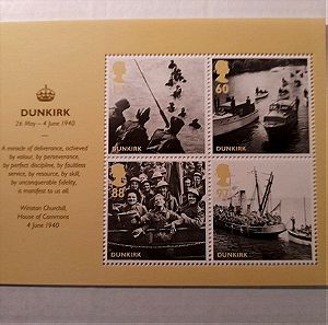 Γραμματόσημα_Dunkirt 26 May - 4 June 1940 (Miniature Sheet)