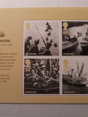 Γραμματόσημα_Dunkirt 26 May - 4 June 1940 (Miniature Sheet)