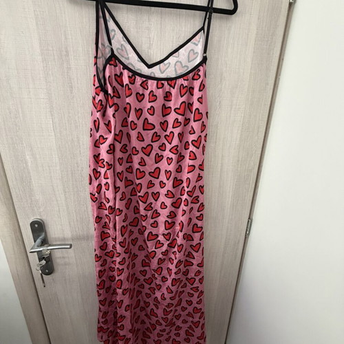 Tati dress with hearts one size like new by Karavan