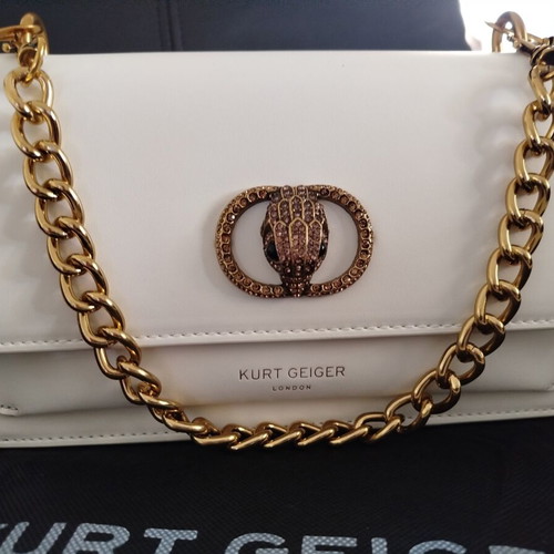 Kurt Geiger London Chelsea East West Bag like new, shoulder, white