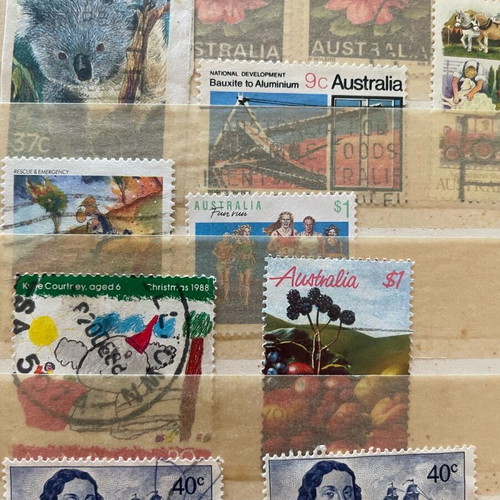 Collectible Australian stamps 1970–1990 thematic, flowers, animals
