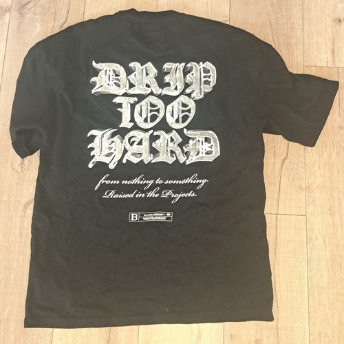 Black Squad Paranoid men's oversized T-shirt like new, black, size L