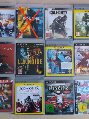 Παιχνίδια PlayStation 3 σαν καινούργια, πλήρη με κουτιά