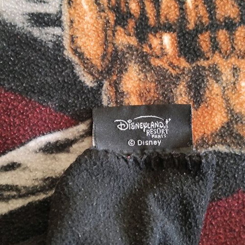 Pirates of the Caribbean fleece blanket used, Disney