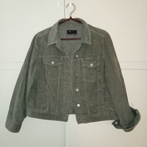 Marks & Spencer khaki corduroy jacket XL used, 100% cotton