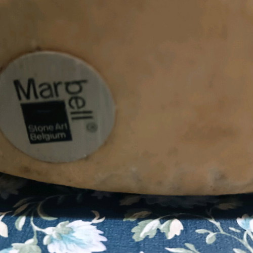 Vintage Marbell sculpture used, 1970s, artificial stone