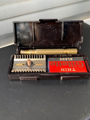 Gillette Gold Open Comb vintage ξυριστική μηχανή σαν καινούργιο