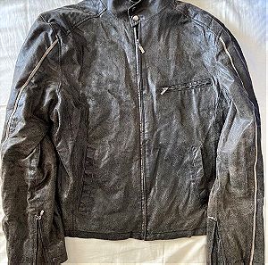 biker jacket αυθεντικό δέρμα