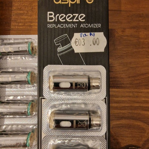 Aspire Breeze Coils Bundle New 4x Breeze 2 1.0ohm 3x Breeze 0.6ohm