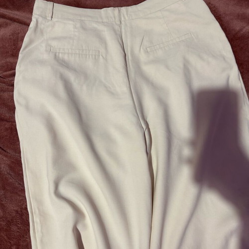 Stradivarius beige office pants wide leg size XL like new