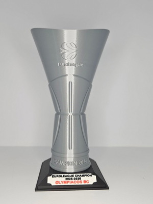 Κύπελο Euroleague 2026 ρέπλικα καινούργιο, Ολυμπιακός με μαύρη βάση